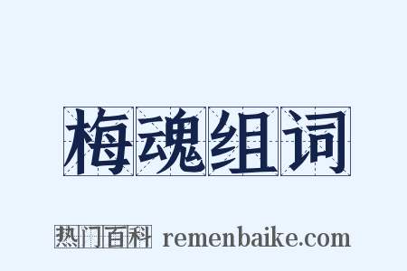 梅魂组词是什么意思的图片